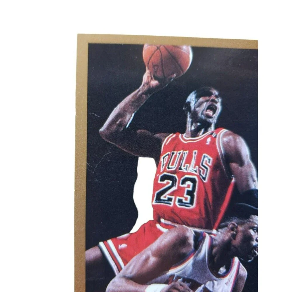 1992-93 Fleer MICHAEL JORDAN SLAM DUNK NBA Basketball Card 273 Chicago Bulls HOF